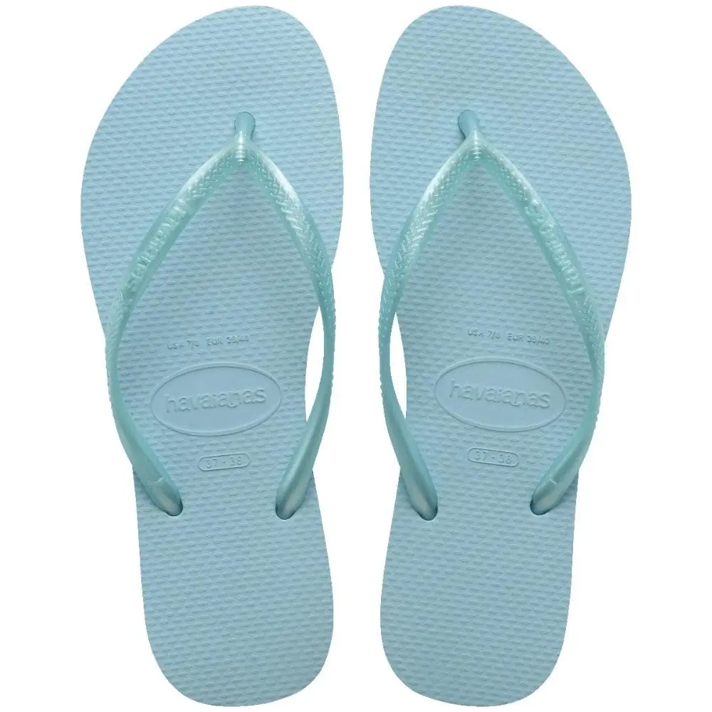 Havaianas Chinelo Feminino Slim, Tira Metálica, Sandália de Dedo
