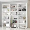 Kit 3 Estantes Livros 5 Prateleiras Branco - 1