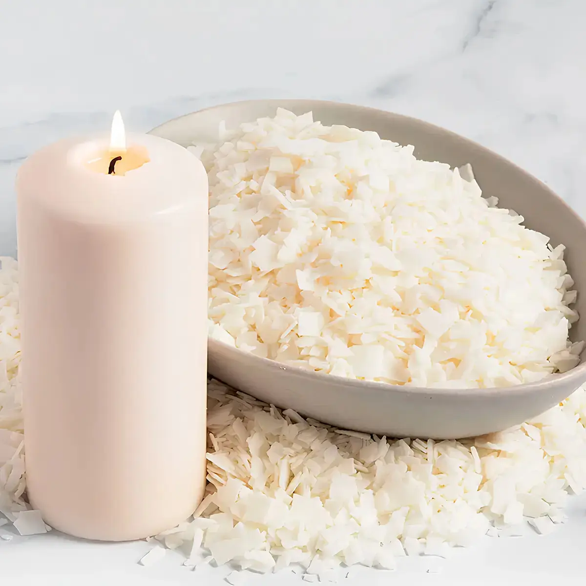 Cera de Coco em Escamas 2kg para Velas Artesanais e Cosméticos thumbnail 3