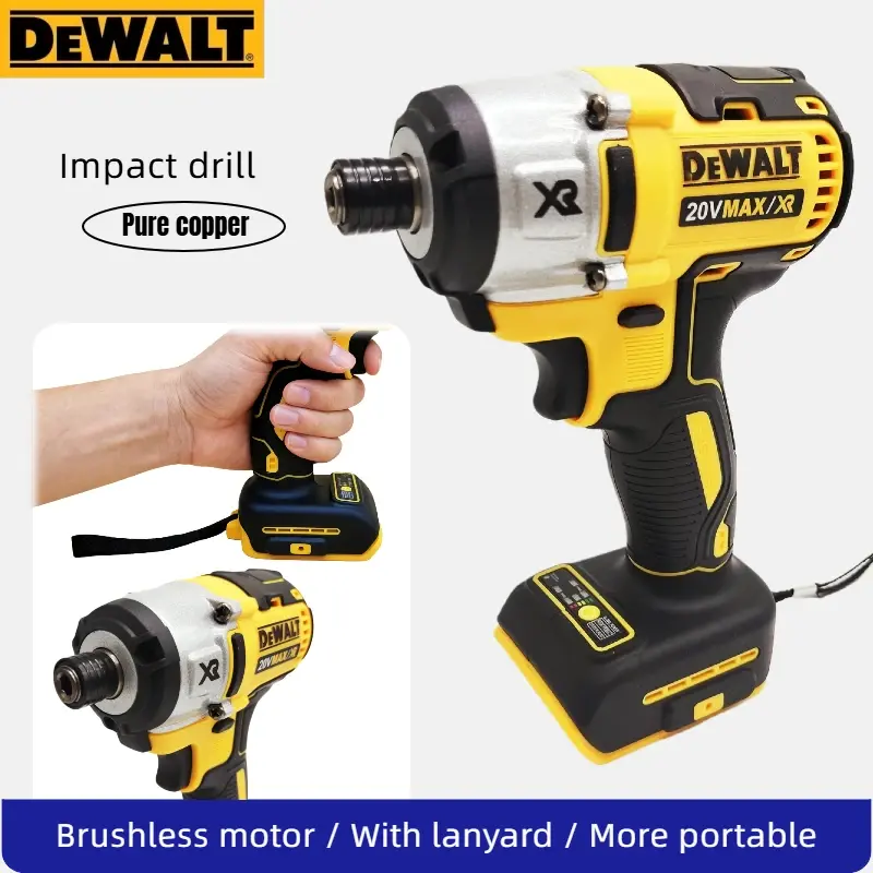 Furadeira de Impacto Elétrica Dewalt DCD887 com Motor Brushless de Alta Velocidade – Parafusadeira Elétrica para Ferramentas Elétricas (apenas a máquina)