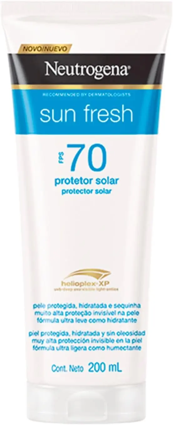 Protetor Solar Corporal em Loção Neutrogena Sun Fresh, FPS 70, 200ml - 1