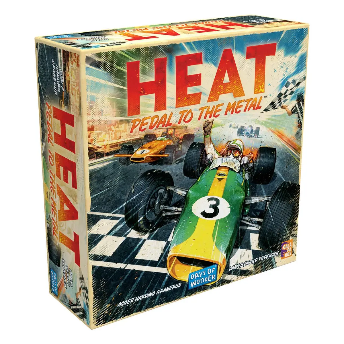 Asmodee Galápagos Heat: Pedal to the Metal, 1 a 6 Jogadores, Idade +14