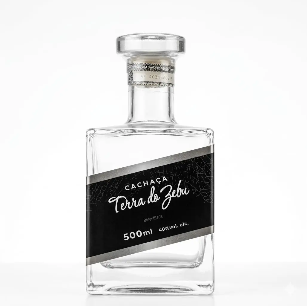 Terra do Zebu Prata Cachaça Limitada 500ml - 1