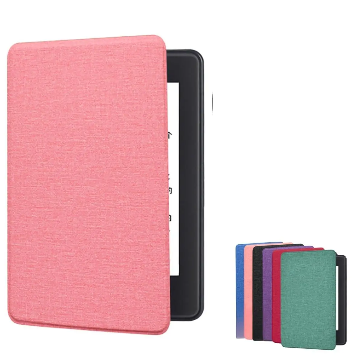 Capa Para Kindle 11ª Geração 2022 2024 Modelos C2V2L3 RS23CV 6 Polegadas Com Alça, Hibernação Automática, Fechamento Magnético, Leve e Resistente Para Leitura Confortável (Rosa)