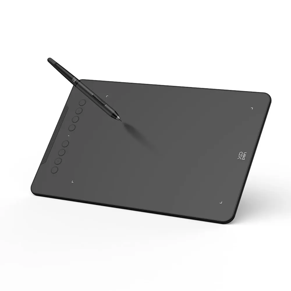 XPPen Deco 01 V3 Mesa Digitalizadora 10 Polegadas, com 8 Teclas(Preto) | 16384 níveis de pressão; 8 teclas de atalho personalizáveis; Compatível com Windows, Mac, Android, Linux e Chrome OS. - 1