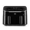 Fritadeira Elétrica sem óleo Air Fryer 8L Preta com 2 Gavetas 1800W 127V Multi - GO219 - 110V - 1