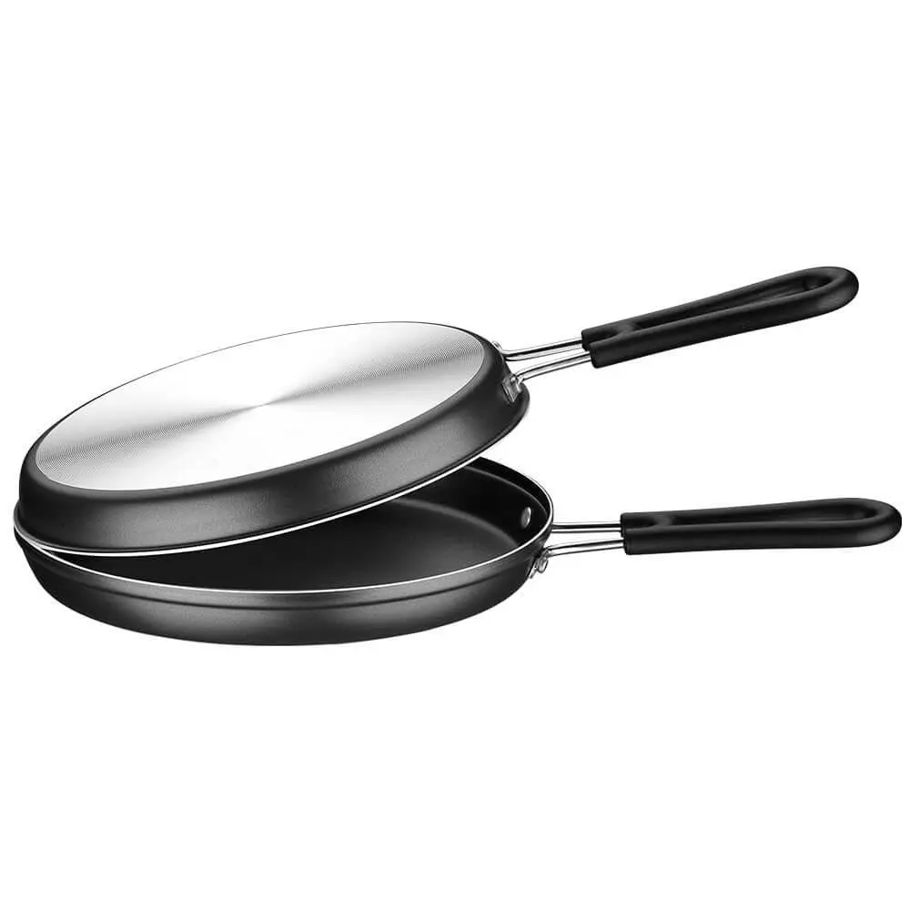 Omeleteira De Alumínio Com Revestimento Interno De Antiaderente Ø24cm Tramontina Versalhes Grafite 24cm - 1