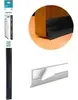 Veda Porta com Adesivo 3M 90cm Silicone Preto - 1