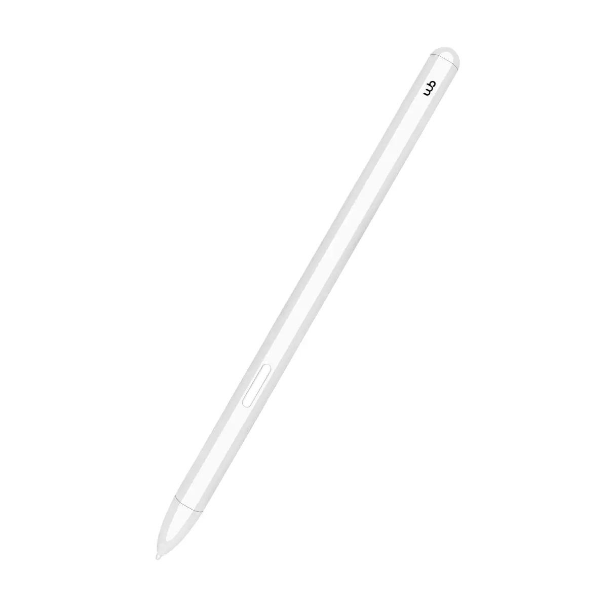 Caneta S-Pen WB Compatível com Samsung: Palm Rejection, EMR, Gruda Magneticamente, Ponta 1.45mm, 4096 Níveis de Pressão e 3 Pontas Extras (Branca)