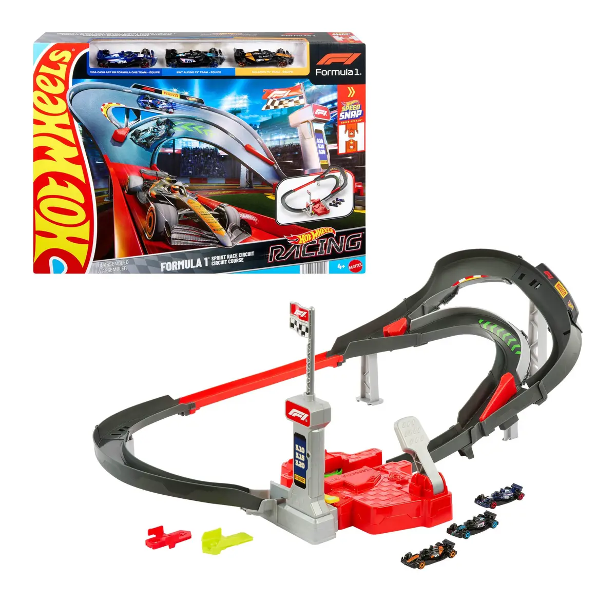Kit Pista Compacta Hot Wheels Sprint Mattel - 1