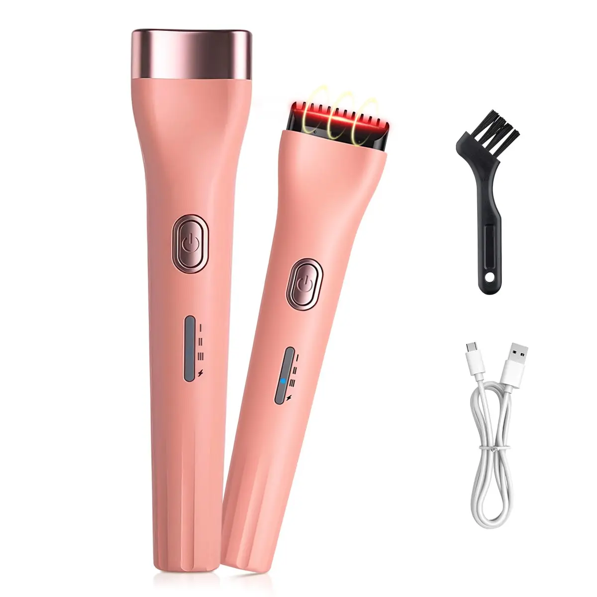 Curvex com Aquecimento, Modelador de Cílios Térmico, Curvex para Cilios 3 Temperaturas, USB Recarregável, Fixação Duradoura, Aquece em 10 Segundos, Rosa - 1