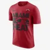 Camiseta Nike NBA Miami Heat Courtside Masculina Tam M - 1