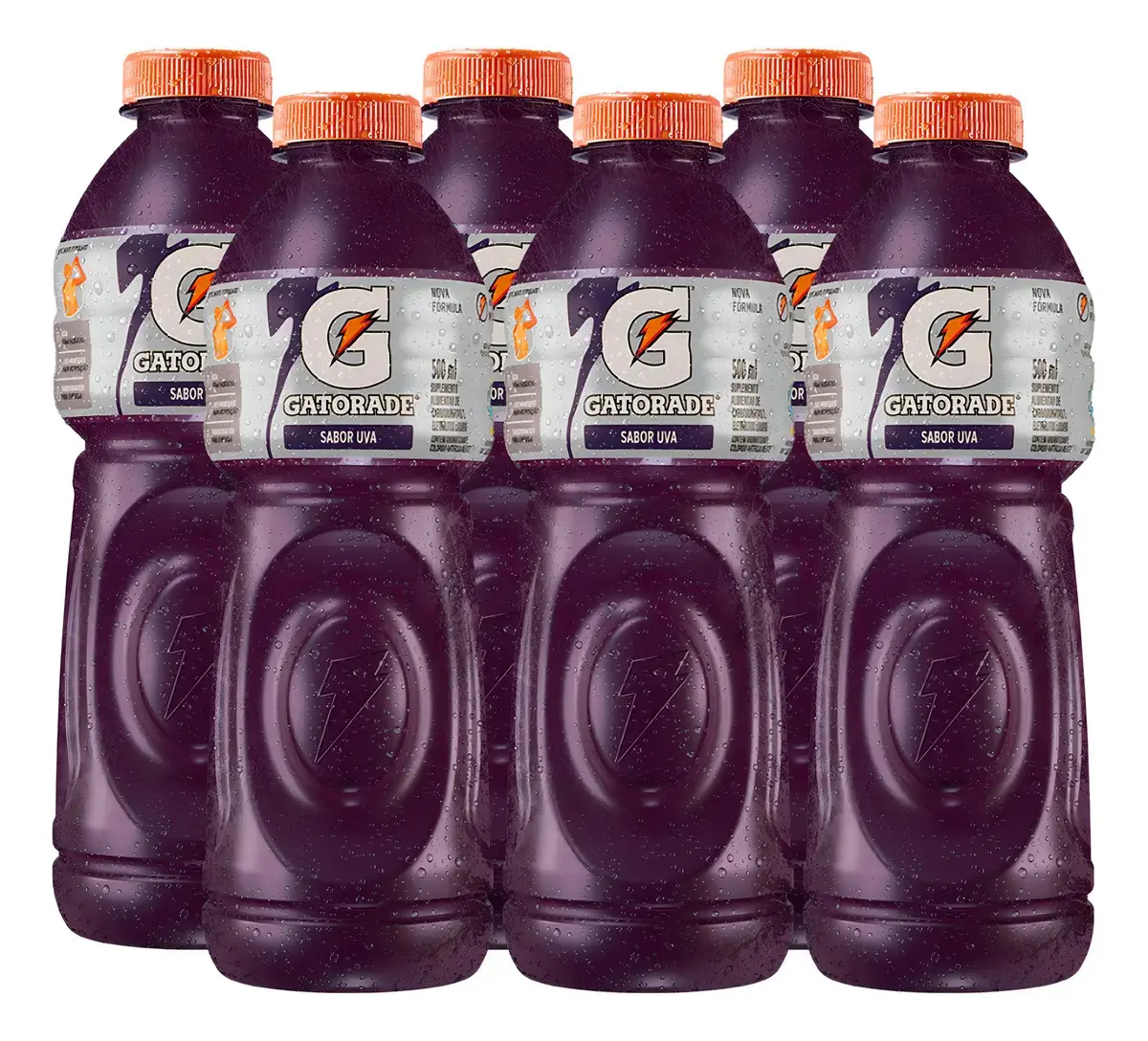 Gatorade Isotônico Sabor Uva kit x 6 unidades - 1