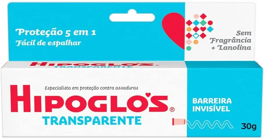 Creme Preventivo de Assaduras para Bebês Hipoglós, Transparente, 30g - 1