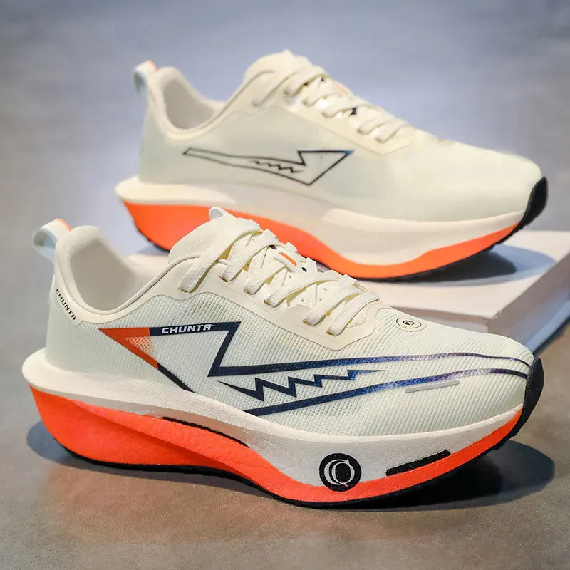 Running Shoes New Professional Carbon Plate Running Sneakers Fashion Shoes for Men and Women 33-44 - 1