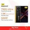 [Do Brasil] Smartphone Poco X7 8GB RAM 256GB Versão global dimensão 7300-ultra 6.67 "1.5k amoled display Curvo 45W carregamento turbo NFC - PRETO - 1