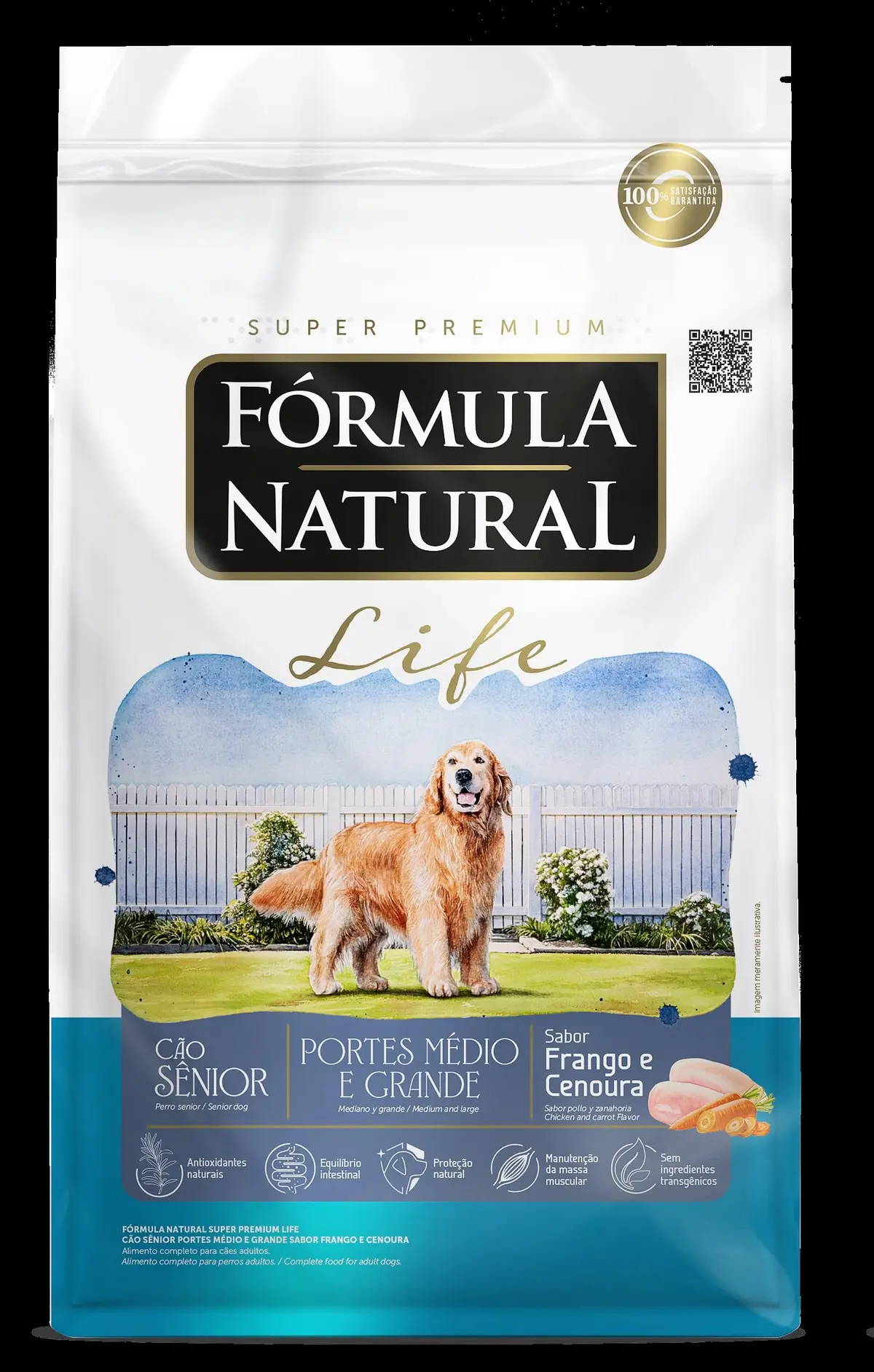 FÓRMULA NATURAL Fn Life Senior Port Med/Gr 15Kg