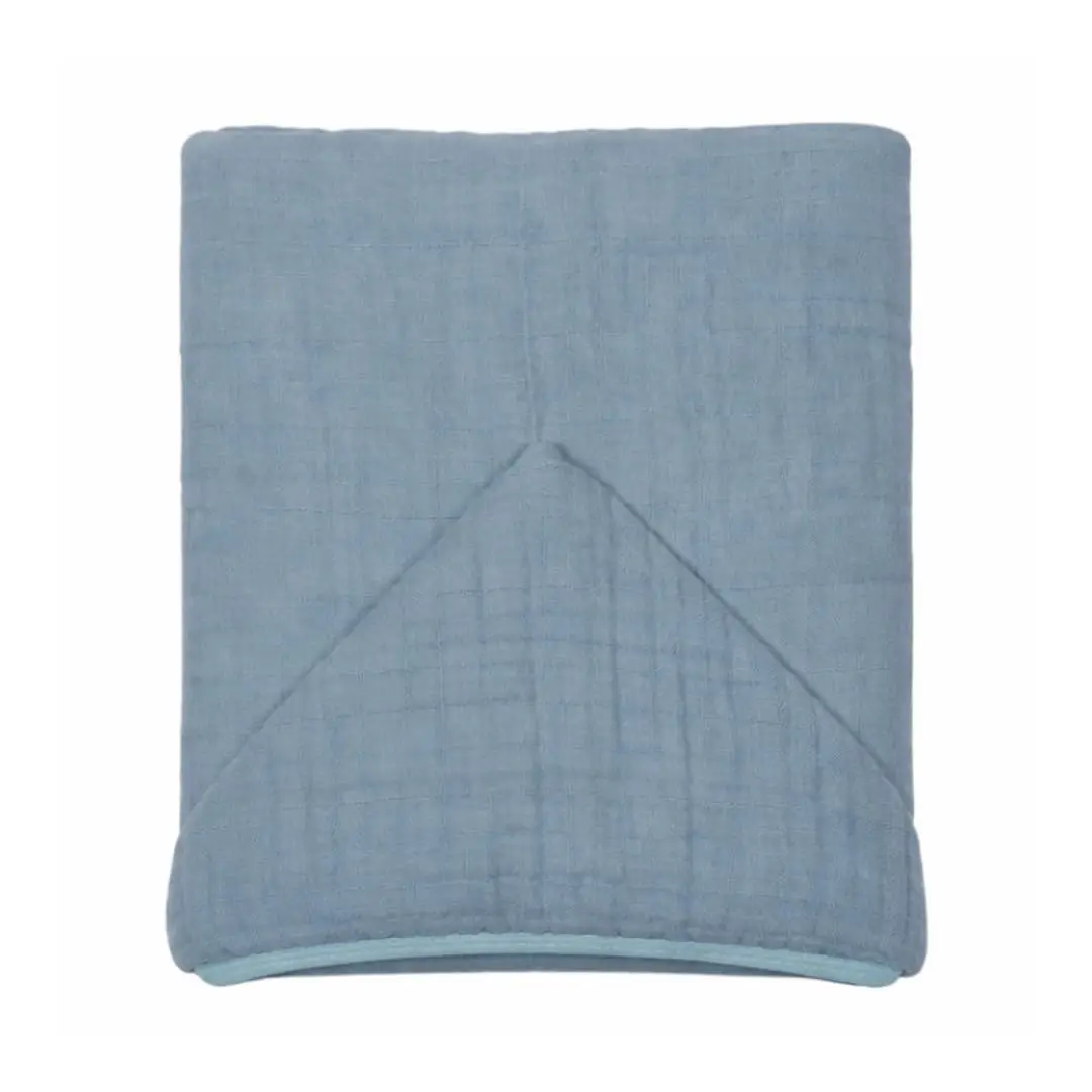 Toalha de Banho Papi Baby Soft Premium com Capuz Cores 90 cm x 70 cm 1 Unidade, Azul Escuro