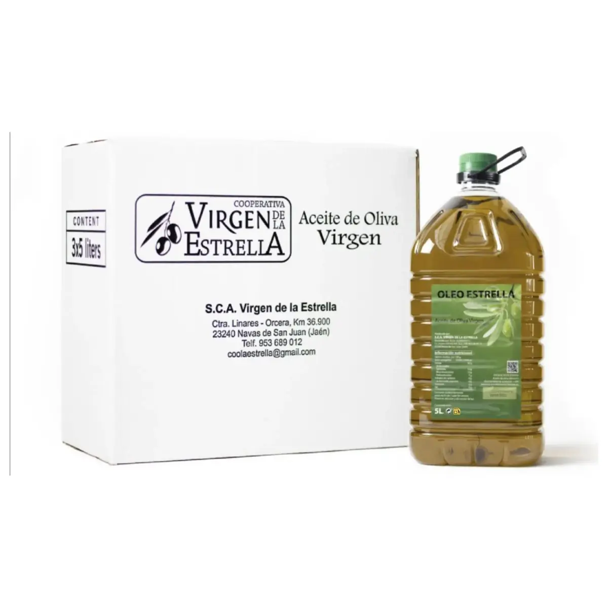 OLEOESTRELLA - Azeite Virgem - Jaén - Andaluzia - Óleo Cooperativo