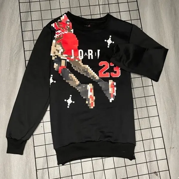 Suéter moletom Pixel JOR44N 2023, casual, ideal para escola