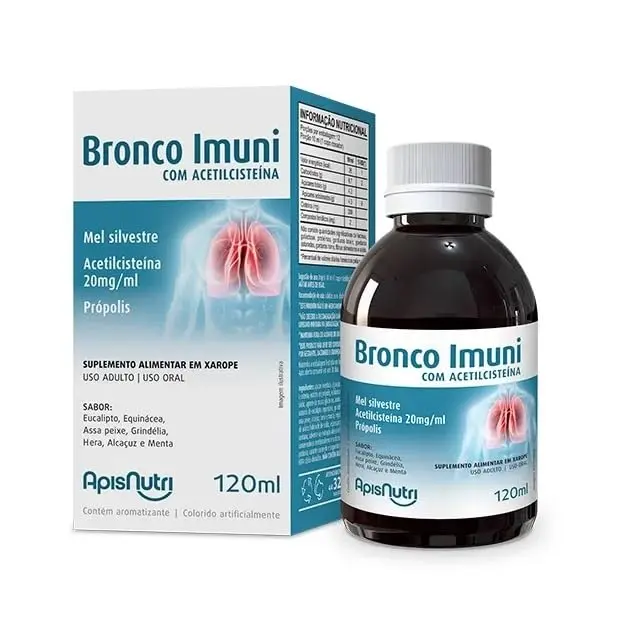 Xarope Apisnutri Bronco Imuni, com Acetilcisteína, 120ml - 1