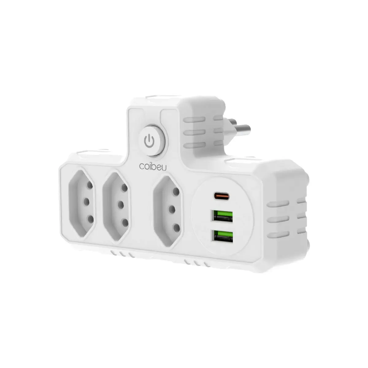 Extensão Tomada, Extensão Elétrica, Tomada USB, Adaptador Tomada, Regua Tomadas de Energia, Extensao de Tomada, Plug