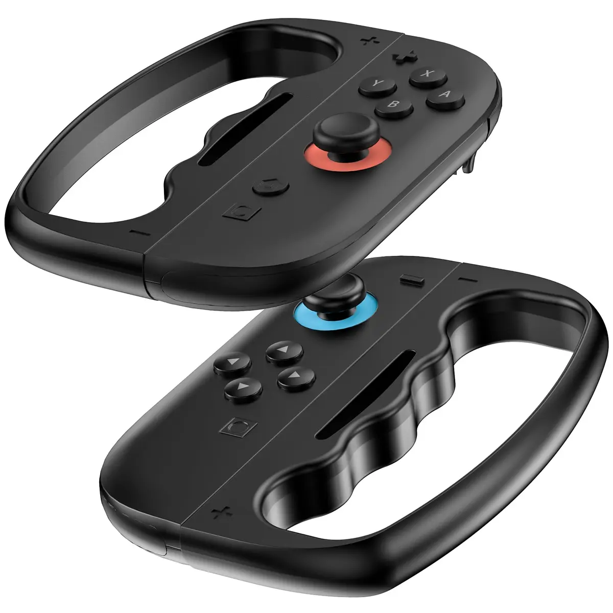 PAWDIARY Switch 2 manoplas para boxe fitness, jogo esportivo para controle Joycon Nintendo Switch 2 2025, 2 peças de interruptor ergonômico confortável, 2 acessórios de alça de boxe - preto e preto