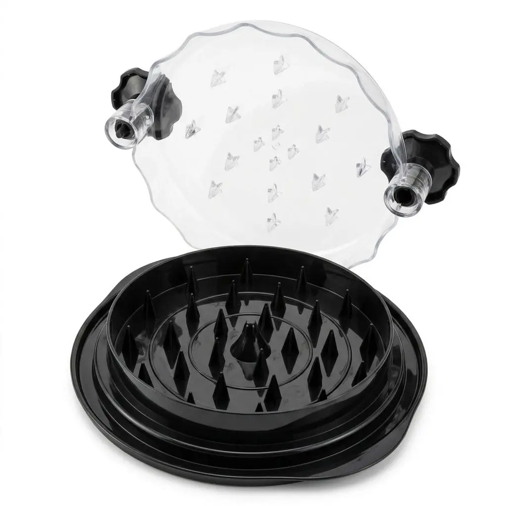 Desfiador de Frango Manual Processador Triturador de Carne com Garfo Escova