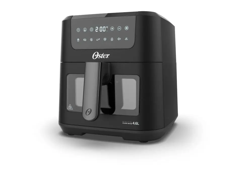 Fritadeira Digital Clear Oster 4,6L com Visor Transparente - 220V