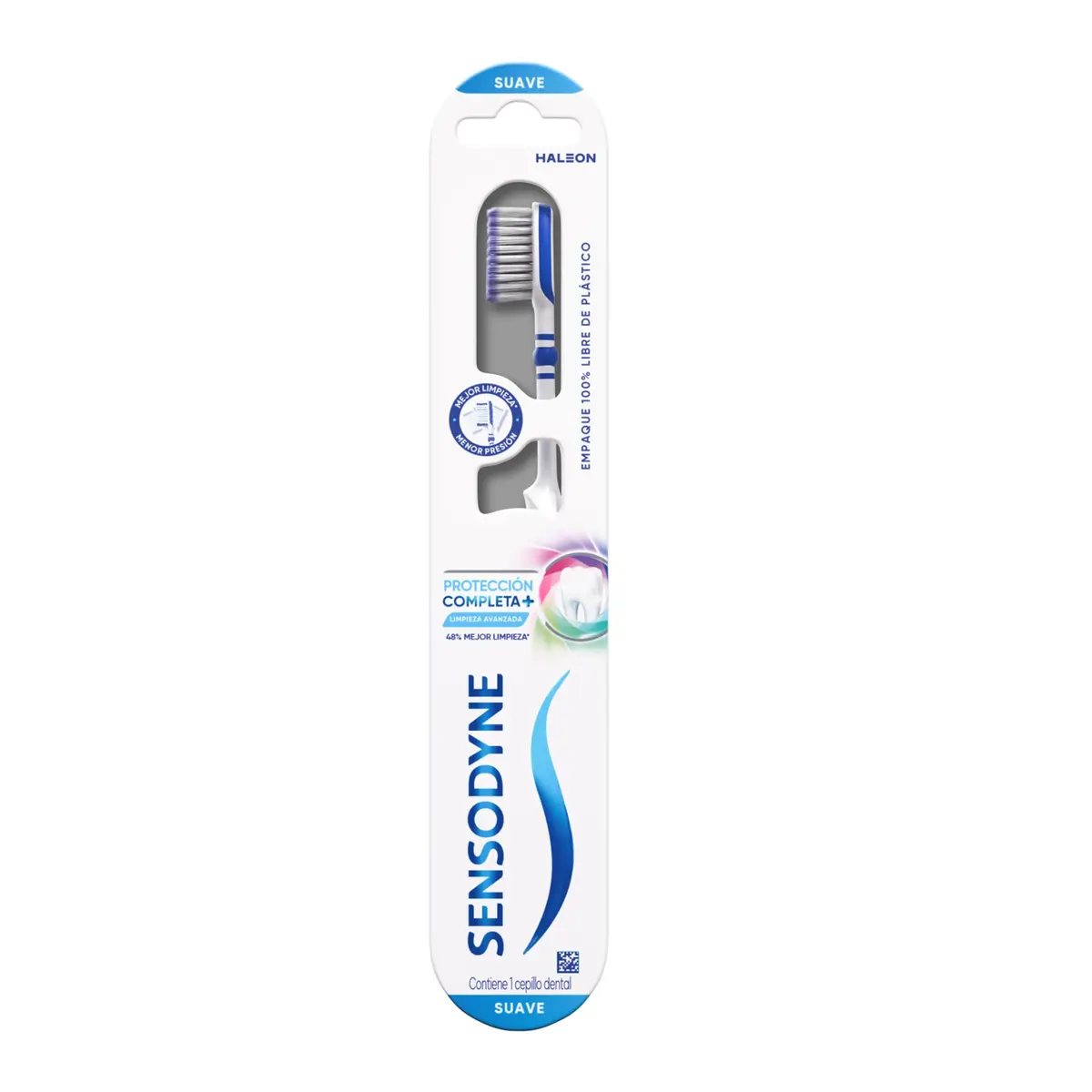 Sensodyne NOVO Escova Dental Proteção Completa, Limpeza Efetiva de Dentes e Gengivas Sensíveis, Macia, 1 Unidade - 1