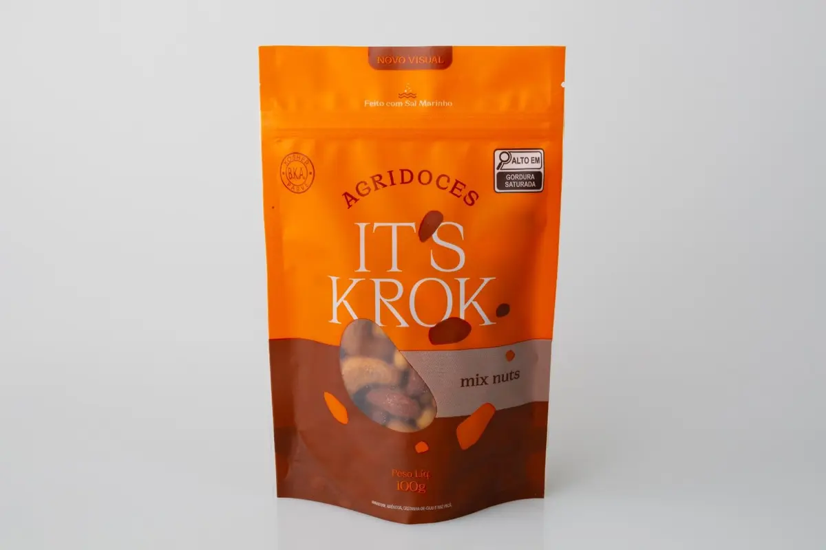 Its Krok Mix Nuts Agridoce, Amendoim, Castanha de Caju, Noz Pecã e Amêndoas, 100g - 1