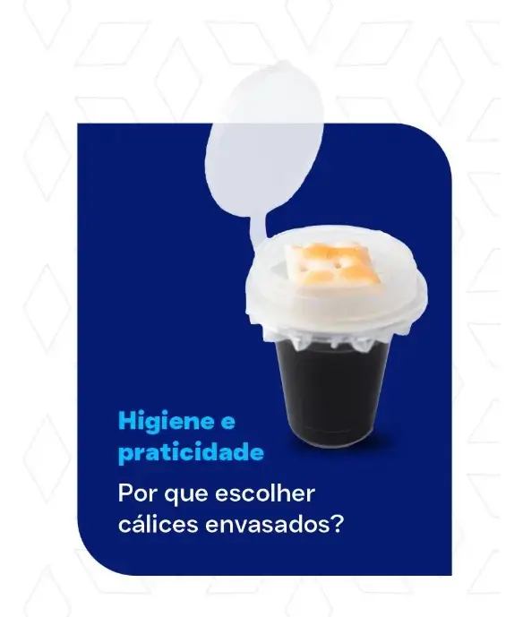 Kit Cálice Santa Ceia Premium Uva Suco Pão Evangélica 48 Un thumbnail 3