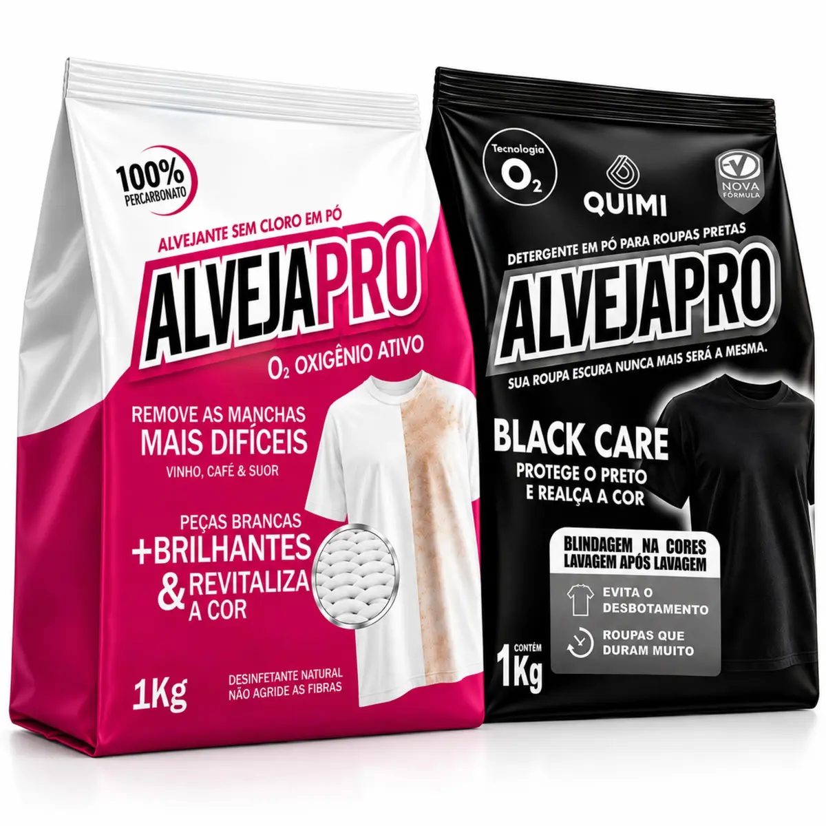 Percabonato de Sódio 1 kg Alvejante sem Cloro em Pó com Oxigênio Ativo | Roupas Brancas e Escuras, 100% Percarbonato, Remove Manchas Difíceis, Branqueia e Revitaliza, Não Agride as Fibras