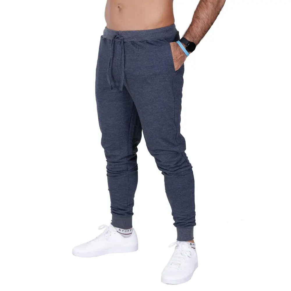 Calça Moletom Com Bolso Jogger Skinny Slim Masculino Adulto - 1