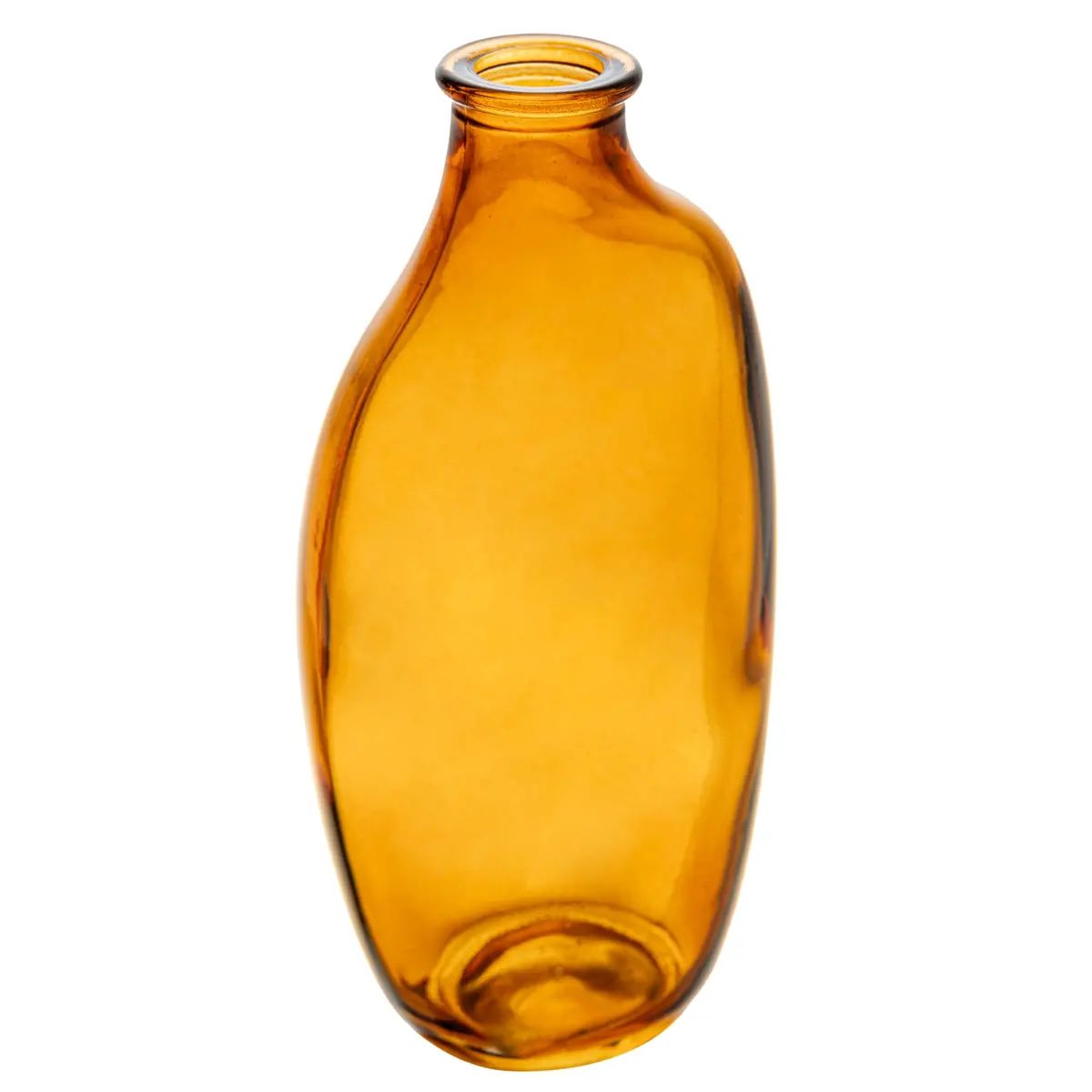WOLFF - Vaso Organics 7cm x 15cm x 5,5cm Âmbar Vidro
