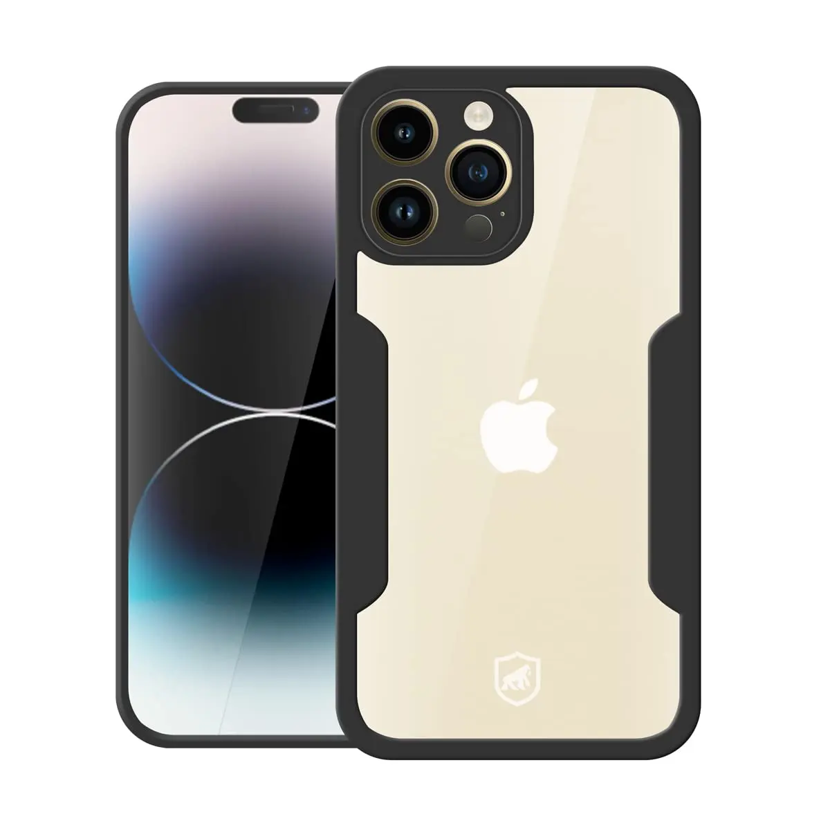 Gshield Capa Case Capinha 360 Frente e Verso para (iPhone 14 Pro Max, Preta)