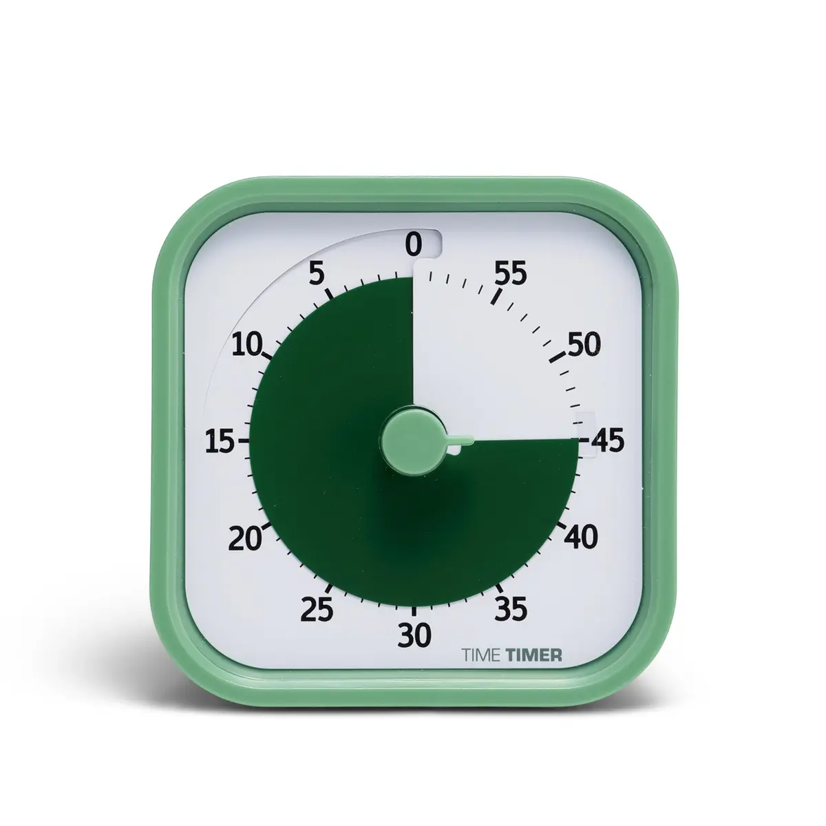 TIME TIMER Mod edição de casa - temporizador visual de 60 minutos - ferramenta de estudo, temporizador para secretária, escritório e reuniões com funcionamento silencioso (verde)
