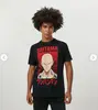 Camiseta Manga Curta em Meia Malha com Estampa Calvo Preto - 1