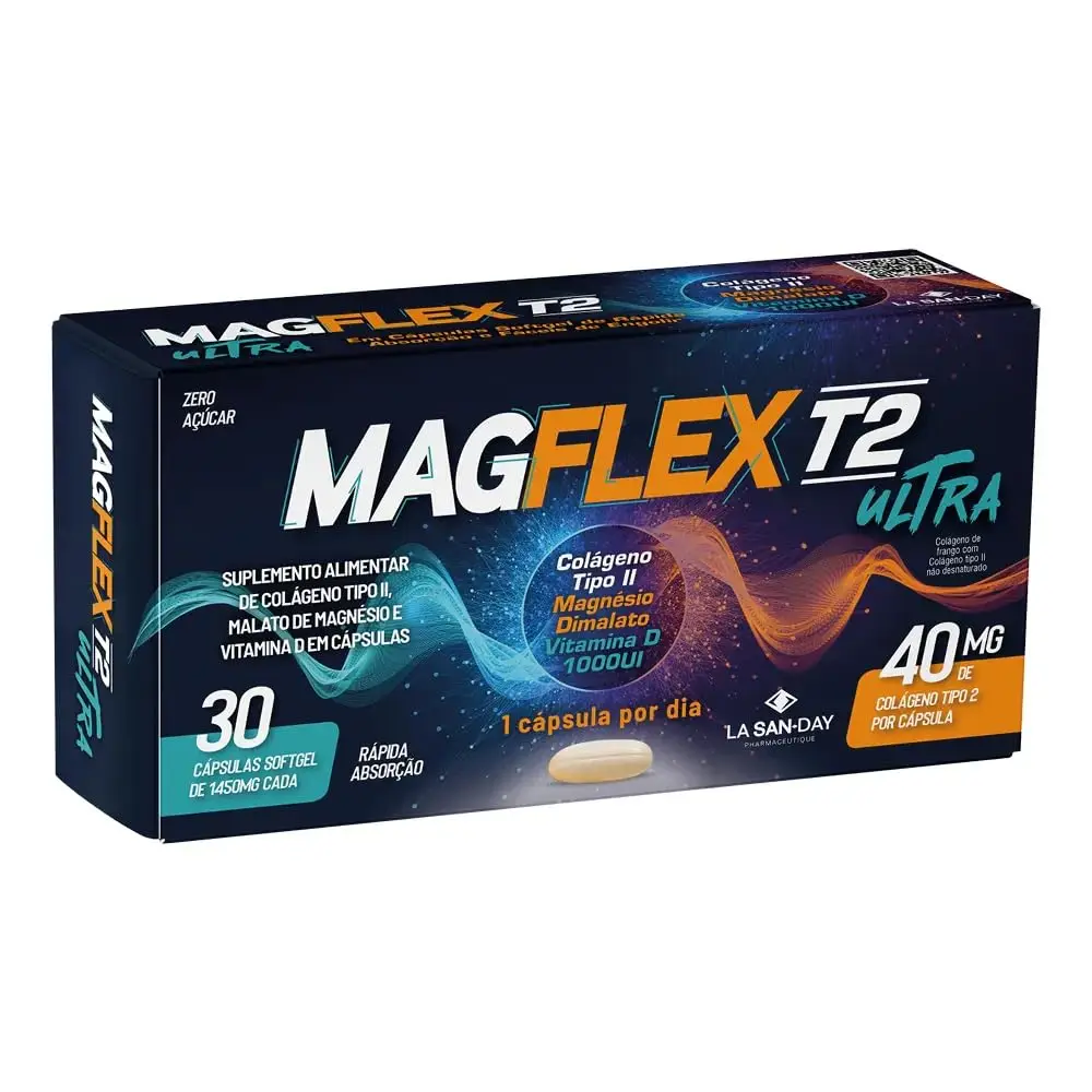 Suplemento Alimentar em Cápsulas La San Day, 30 Cápsulas | Magflex T2 Ultra, Promove Saúde Articular, Reduz Dores e Inflamações - 1