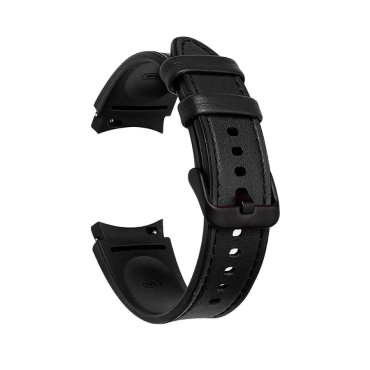 Pulseira De Couro + Silicone Compatível com GaIaxy Watch7 - Watch 6 - Watch6 Classic - Watch 5 - Watch5 Pro - Watch 4 - Watch4 Classic