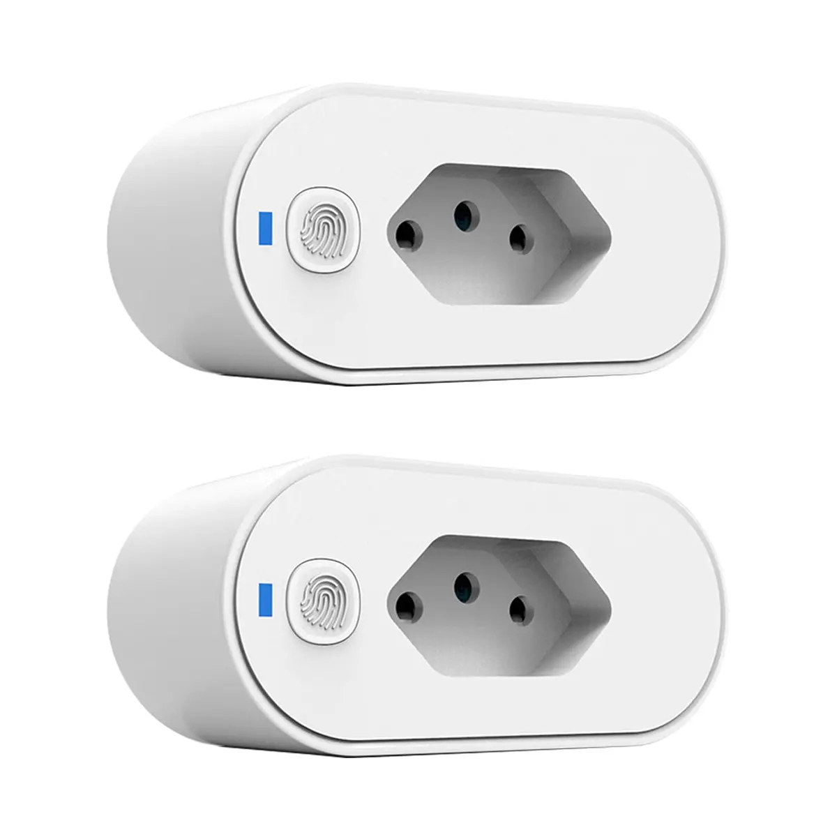 Kit de 2 Tomada Inteligente, Smart Plug Wi-Fi 10A, Casa Inteligente, Ligue ou Desligue seus Eletrodomésticos Através do Celular, com Medidor de Consumo, Compatível com Alexa e Google Assistente - 1