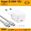 [Taxa Inclusa/Moedas R$0,18] Carregador Voltme 20w + CABO TYPE C 60W - 1