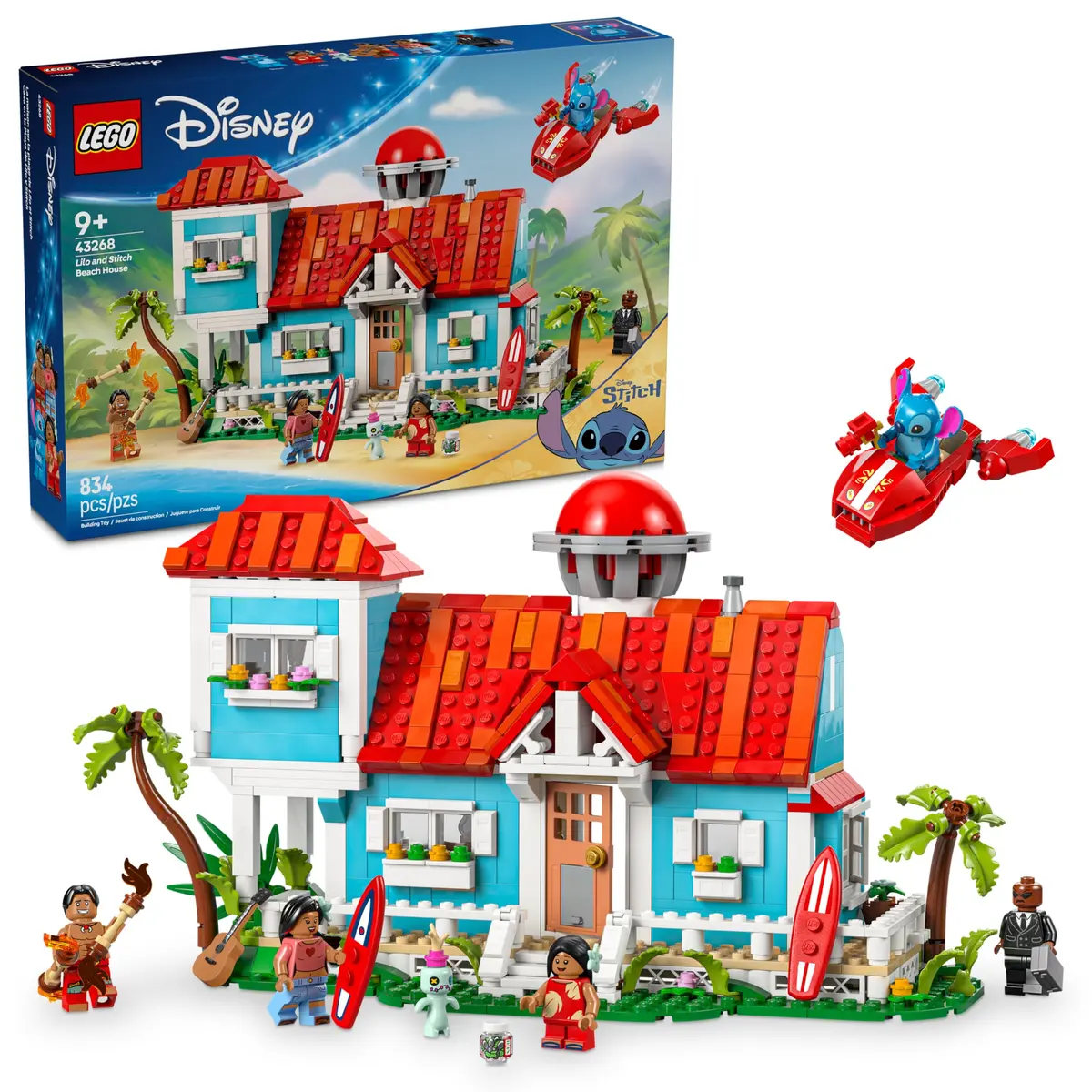 LEGO Disney Classic Casa de Praia de Lilo e Stitch 43268 - 1