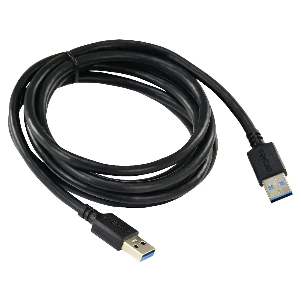 CABO DE DADOS USB A 3.0 MACHO PARA USB A 3.0 MACHO 28AWG PURO COBRE 2 METROS - PUAM3-2 - PCYES