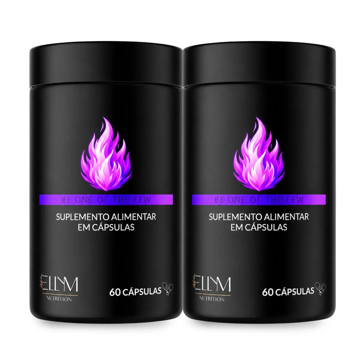 Termogenico Cafeina 75mg Laranja Moro Guarana Cromo 120Caps ELLYM NUTRITION | 60doses 2meses Vitaminas A C E Antocianinas antioxidante alerta concentracao metabolismo carboidratos gorduras proteinas - 1