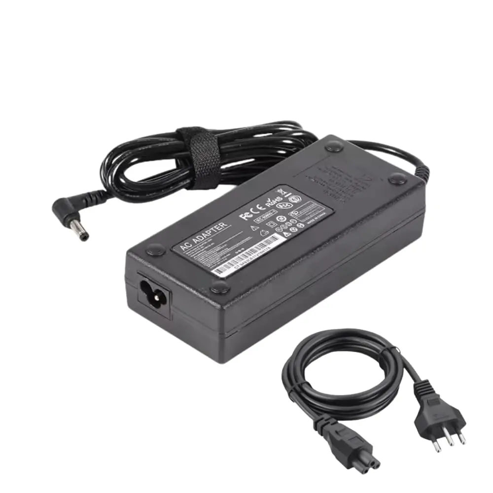 Carregador Fonte para Notebook Asus 19v 6.32a 5.5mm x 2.5mm N56VZ-S4023V N76VZ-V2G-T5017V N56VZ-QH71-CB N56VZ-S4416H Avell titanium g1711 fire pro v3 Inclui Cabo de Força Bivolt Cod. 7031