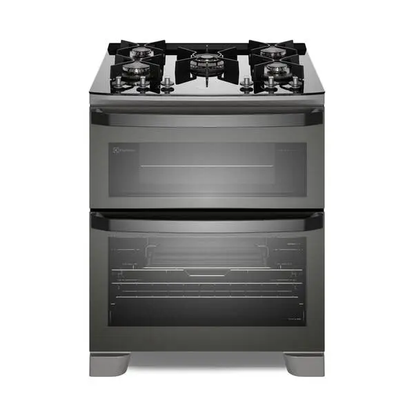 Fogão 5 Bocas Electrolux Cinza Expert Função Air Fryer 2 For - 1