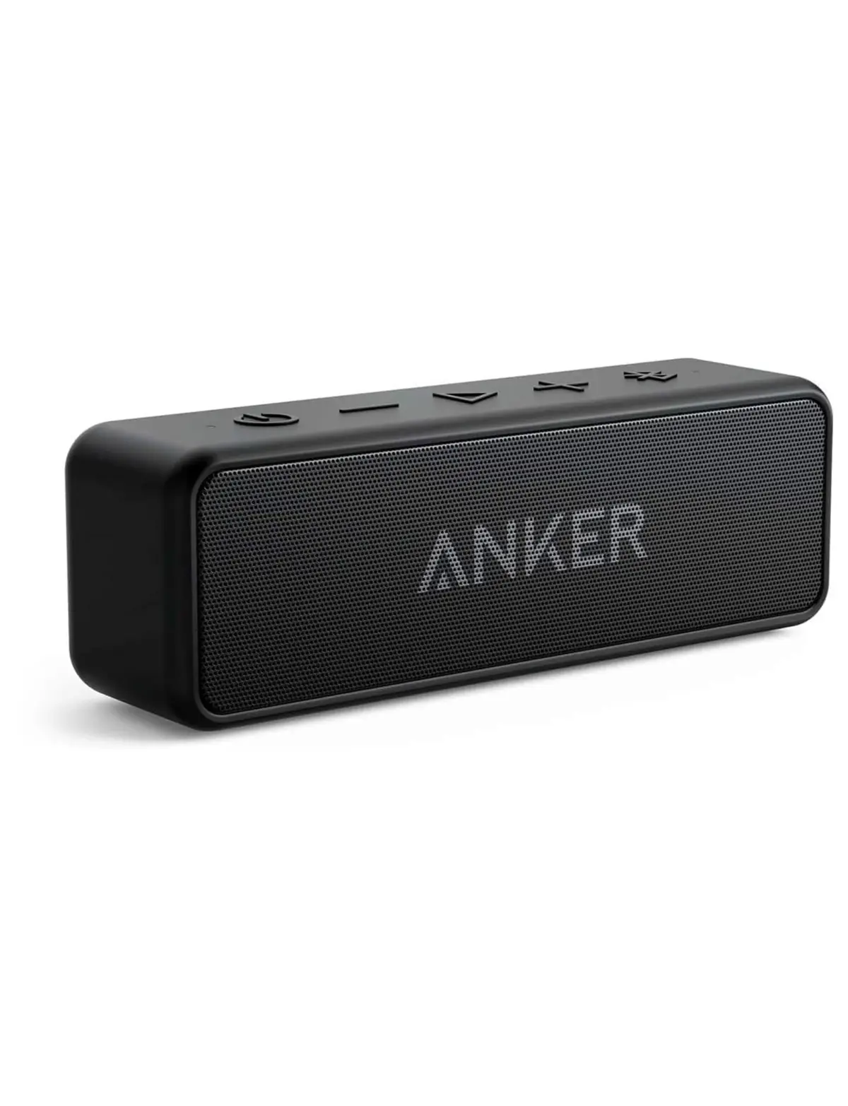 Anker soundcore 2 Caixa de Som Bluetooth Portátil com 12W de Som Estéreo | 24 Horas de Reprodução, BassUp, à Prova d'Água IPX7, Emparelhamento Estéreo Sem Fio, Bluetooth 5, Ideal para Casa e Viagens