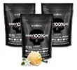 Kit Whey 3x900g Baunilha para Ganho Muscular - 1