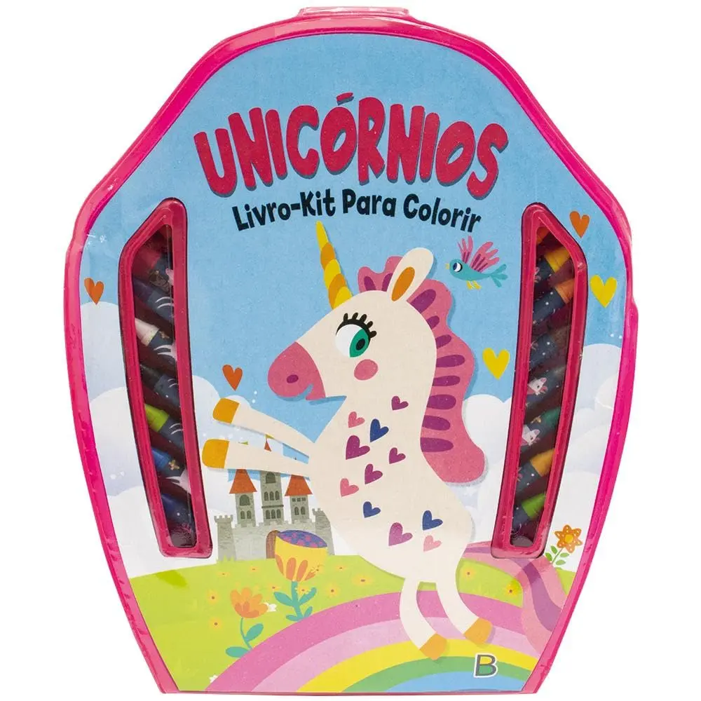 Livro-Kit Para Colorir: Unicórnios - 1